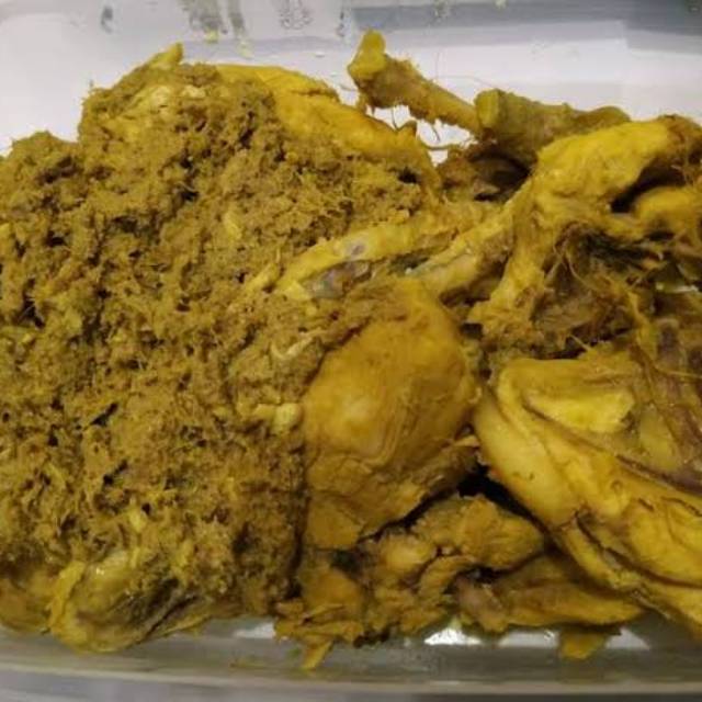 

Ayam serundeng ungkep