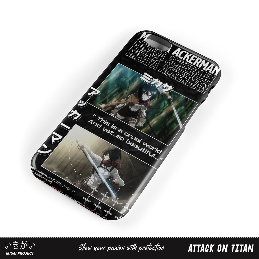 Case Attack On Titan 'Mikasa Ackerman'