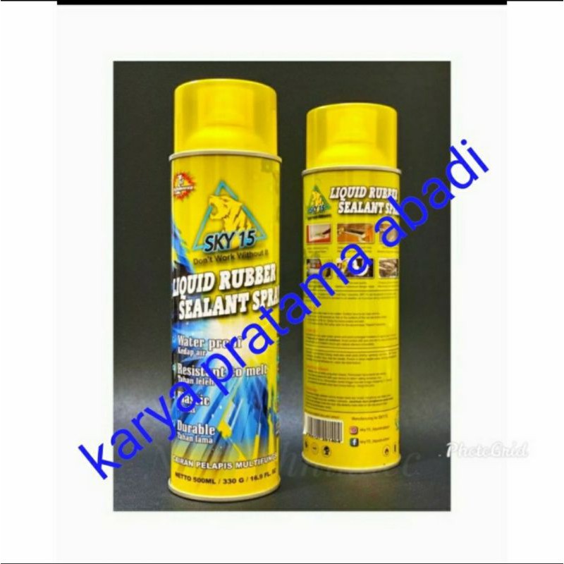 SKY 15 LIQUID RUBBER SEALANT SPRAY PELAPIS ANTI BOCOR 500 ML