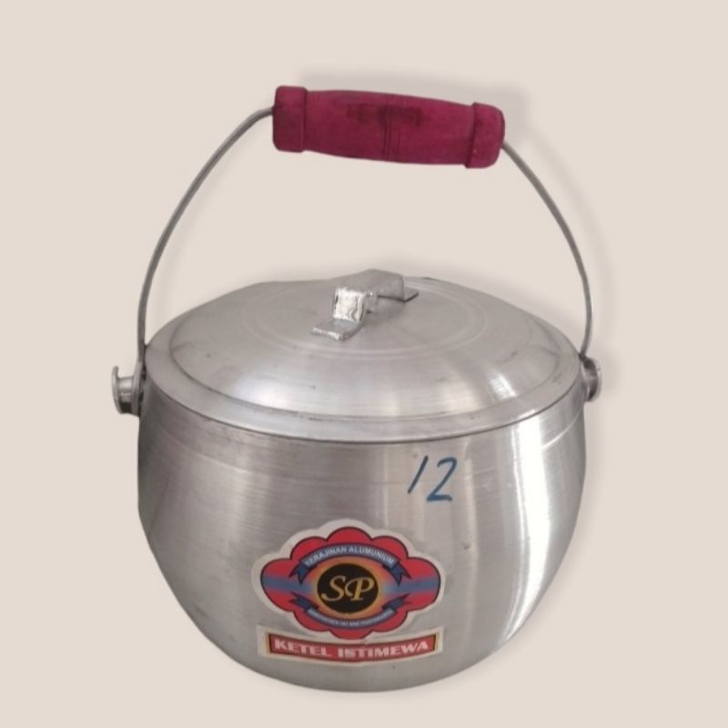 ketel (kastrol) / penanak nasi SP super ALUMINIUM no 12
