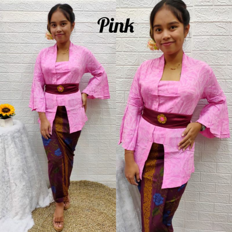 kebaya jadi rayon teratai/kebaya terompet