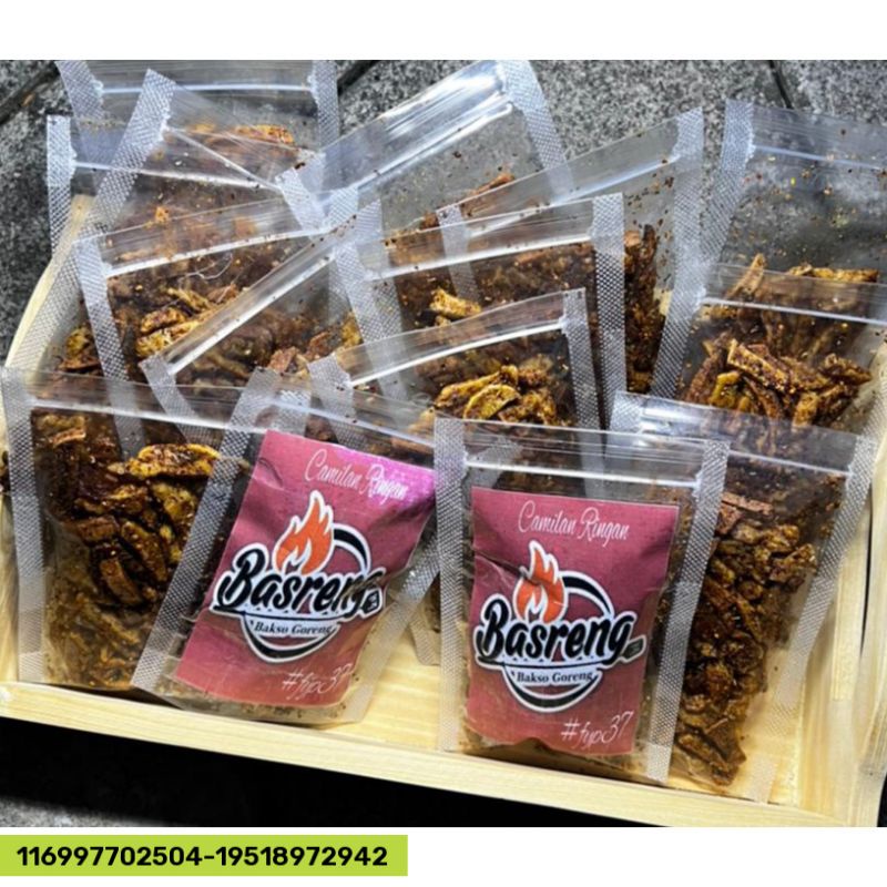

BASRENG | BASRENG PEDAS | HALAL | BAKSO GORENG - BUMBU BASAH BASRENG | BASO GORENG PEDAS .