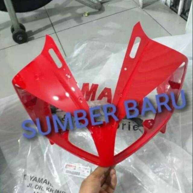BATOK COVER LAMPU DEPAN R15 V2 MERAH ORIGINAL YGP
