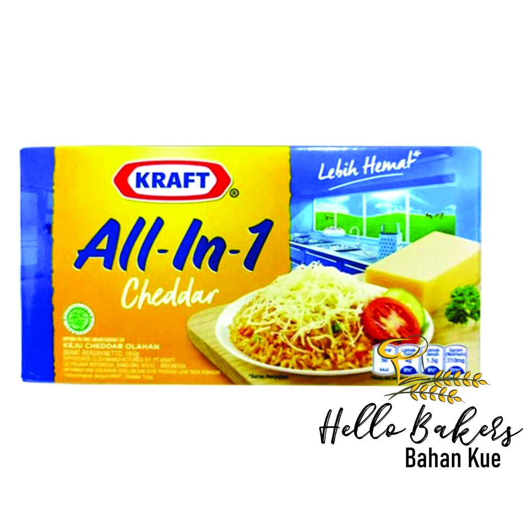 Jual KEJU KRAFT ALL IN ONE 165GR/KEJU KRAFT CHEDDAR/KEJU CHEDDAR ...