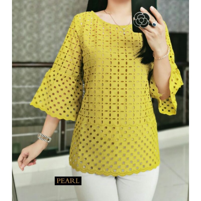 Blouse Katun Bolong Pearl