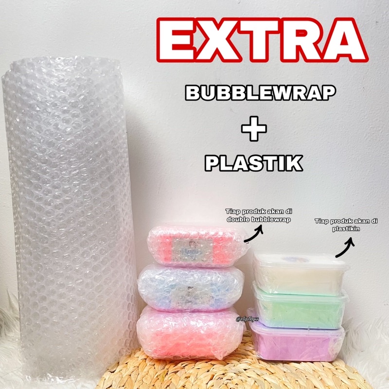 EXTRA BUBBLEWRAP PLASTIK PACKAGING ORDERAN BY ELIPTOYS