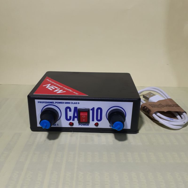 POWER AMPLIFIER CA 10  MINI 2 CHANNEL MINIATUR