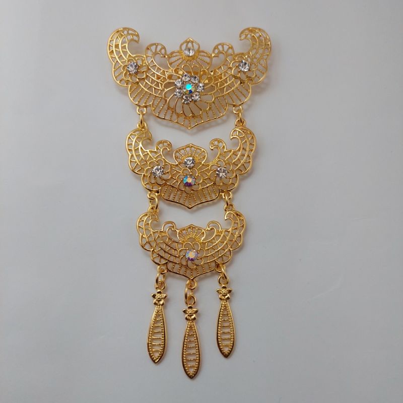 Bros kutubaru bros kebaya bros jurai bros murah-Motif 3 gold