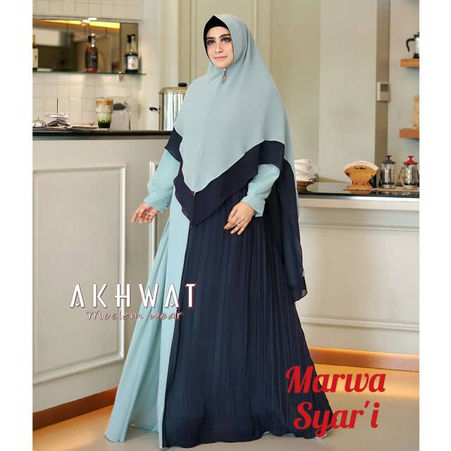 gamis marwa syari ori akhwat