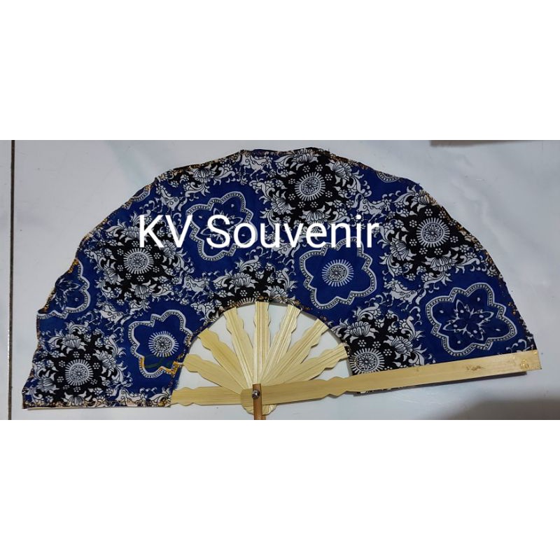 Souvenir Kipas Batik campur ukuram sedang