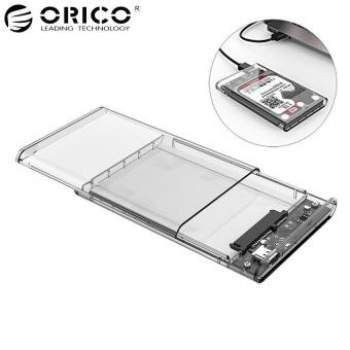 Ssd hdd enclosure orico 2.5 inch sata usb 3.0 5Gbps Transparent 2139u3 - Casing harddisk external 2.5&quot; usb3.0 transparan 2139-u3