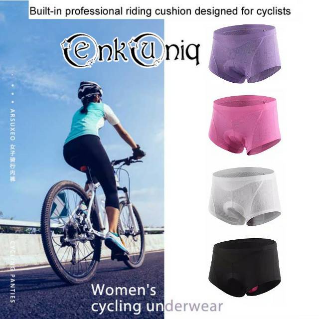 Celana Sepeda Padding Gel Wanita / Celana Sepeda  Wanita / Dalaman Celana Sepeda