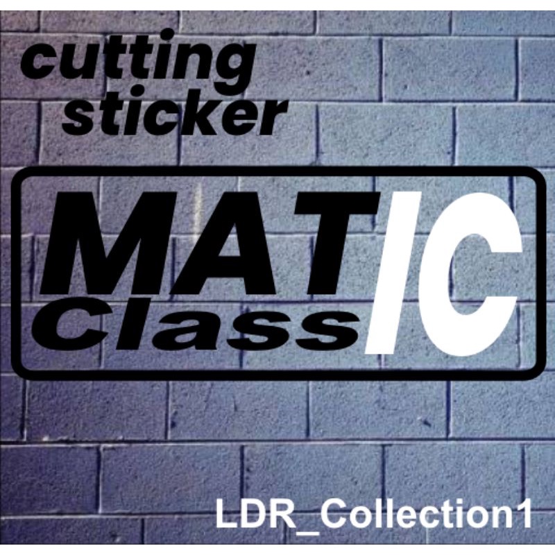sticker motor matic classic