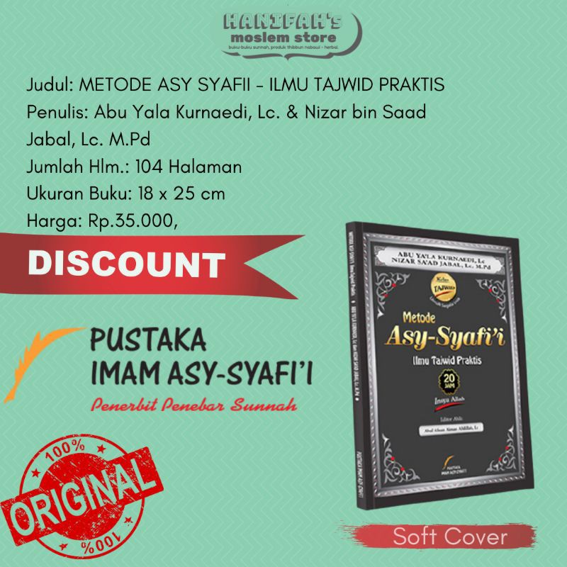 Metode Asy Syafii Ilmu Tajwid Praktis - Tajwid Asy Syafii - Kelas Tajwid - Pustaka Imam Syafii