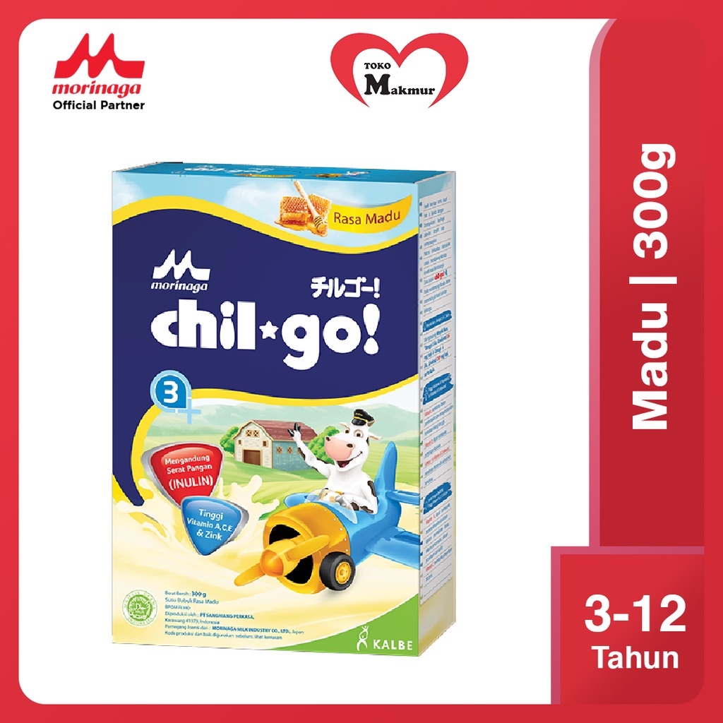 Chil Go 3+ Madu / Vanila 300Gr / Toko Makmur Online