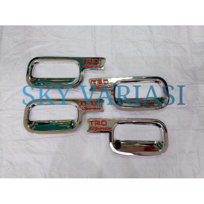 Cover Outer Handle Mangkok Pintu Agya Ayla TRD Chrome