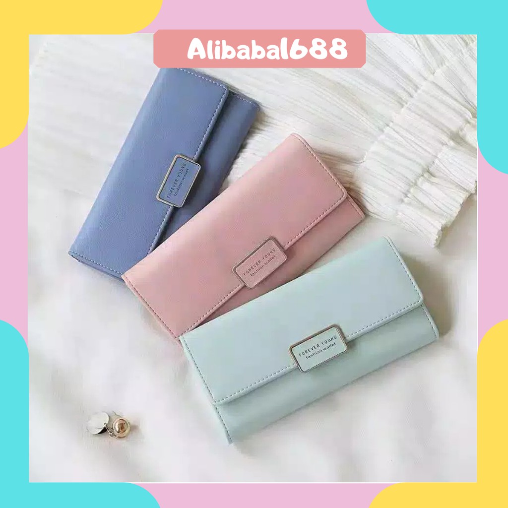 *ALIBABA1688*  Dompet Wanita Impor Panjang Tipis C5 fashion wanita dompet panjang