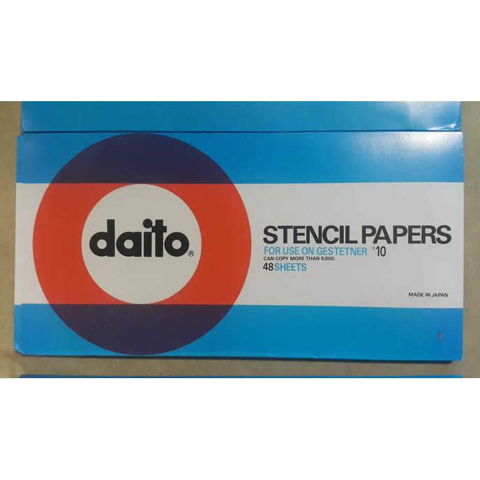 

Berkualitas Kertas Stencil Stencil Paper Daito Promo Kode 411