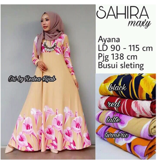 Dress Sahira Maxy Muslim ORI BM10912