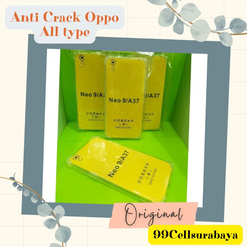 Silicon ANTI CRACK case Bening Oppo A5S | A3S A57 2020 DLL