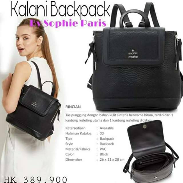 TAS KALANI BACKPACK SOPHIE PARIS
