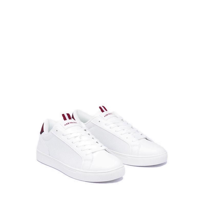 SALE SEPATU AIRWALK MOSHE MENS WHITE/MAROON