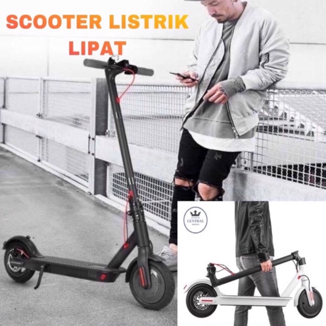 Jual Free Ongkir Grabwheels Skuter Listrik Lipat Scooter