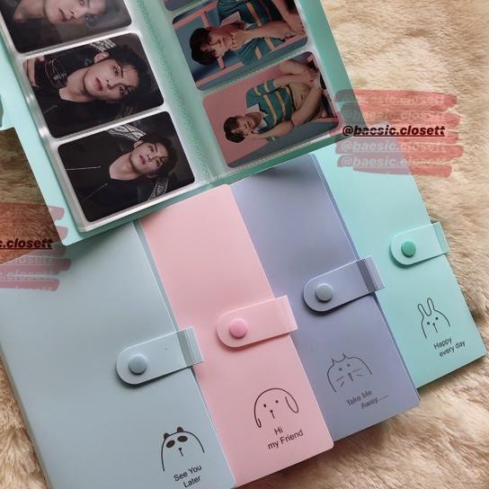 

RWT-0258., tempat photocard polaroid id card photo lomo organizer pc 240 pcs kpop korea card holder