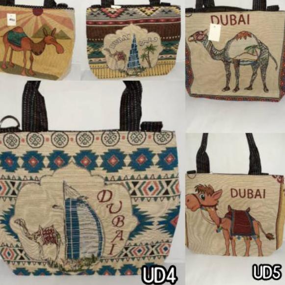 Keluaran Terbaru.. Oleh Oleh Tas Khas Mesir Dubai Arab Tas Unta Tote Bag Selempang Hadiah Mancanegar
