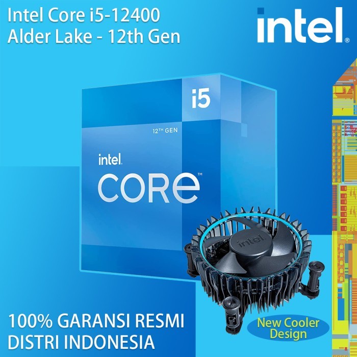 Processor Intel Core i5-12400 Up To 4.4GHz Socket LGA 1700 Alder Lake