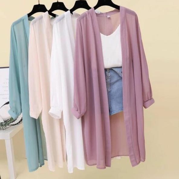 QSG OUTER POLOS CERUTY Kekinian/ Plain outer CERUTY BABY DOLL✳ (Stok Banyak)