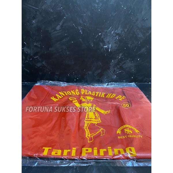 [ADA HARGA GROSIR] Kantong Plastik Kresek 50 Merah - Kantong Plastik Kresek Jumbo Merah