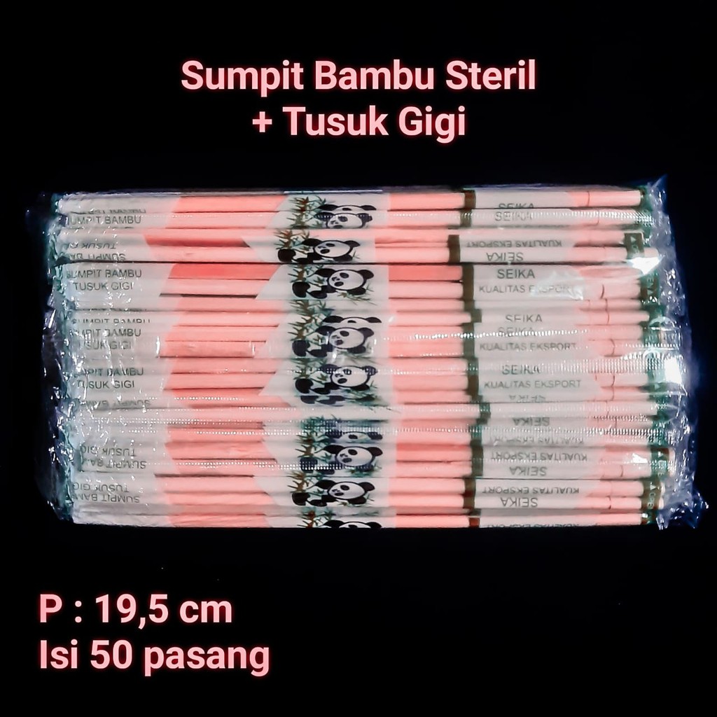 Jual Sumpit Bambu Steril Tusuk Gigi Isi 50 Pasang Premium Quality Shopee Indonesia 3671