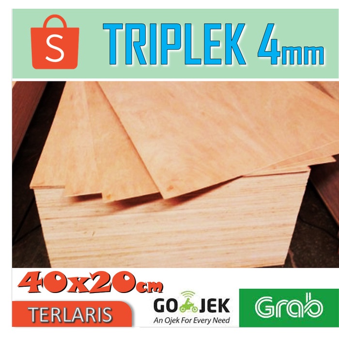 TRIPLEK 4mm 40x20 cm | TRIPLEK 4 mm 20x40cm | Triplek Grade A