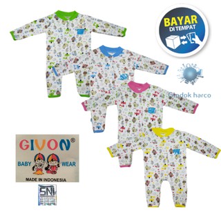  Baju Bayi Jumper Lengan Panjang  NewBorn Katun Premium 