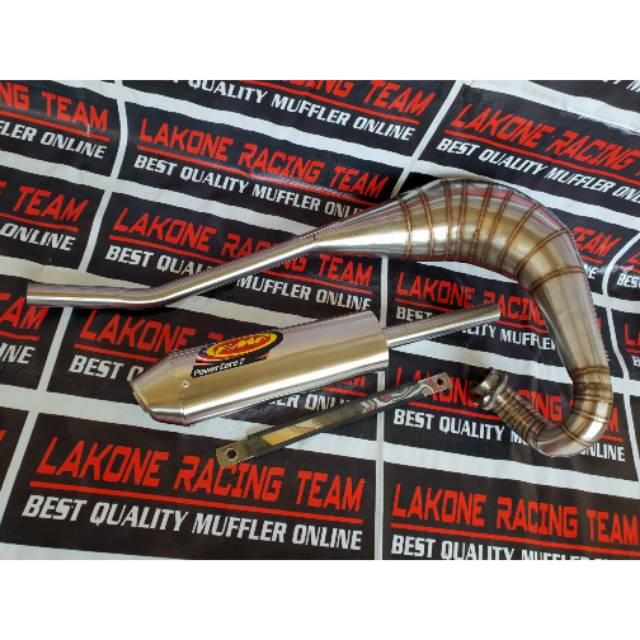 KNALPOT RACING FMF YAMAHA FIZR FIZ R F1ZR F1Z R F1Z-R GTX TRAIL TRABAS SUPERMOTO STAINLESS STEEL