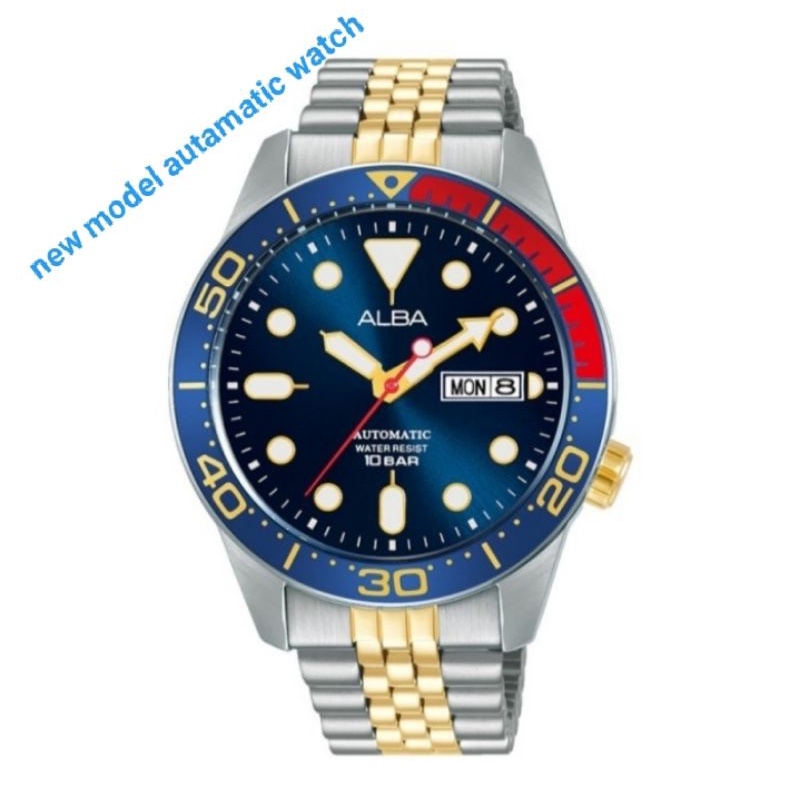Alba AL4185#AL4185#AL4185X1#jam tangan pria Alba al4185#man watch Alba Al4185X1#Alba matic AL4185X1