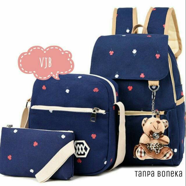 Tas ransel/tas anak sekolah/ tas murah fashion 1kg muat 2tas