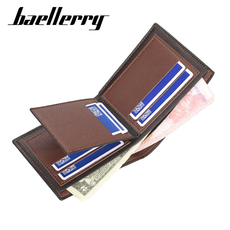 BAELLERRY DR035 Dompet Pria Bahan Kulit PU Leather Premium WATCHKITE WKOS
