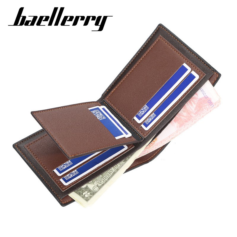 BAELLERRY DR035 Dompet Pria Bahan Kulit PU Leather Premium WATCHKITE WKOS