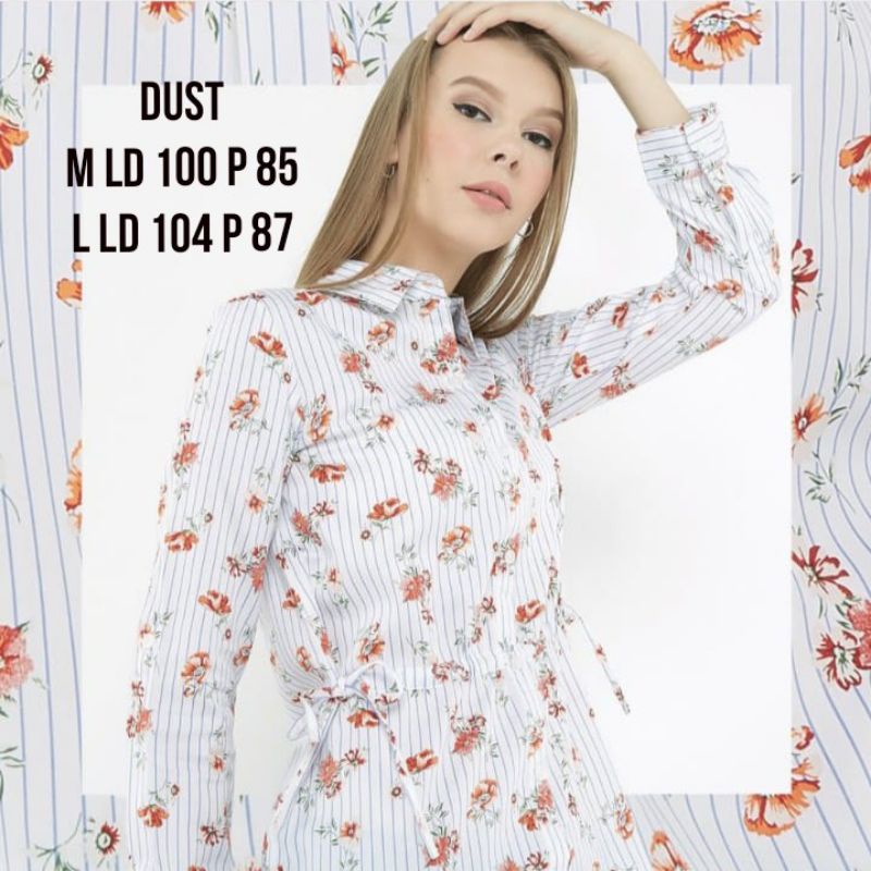 Kemeja Blus Tunik Wanita Dust Jeans