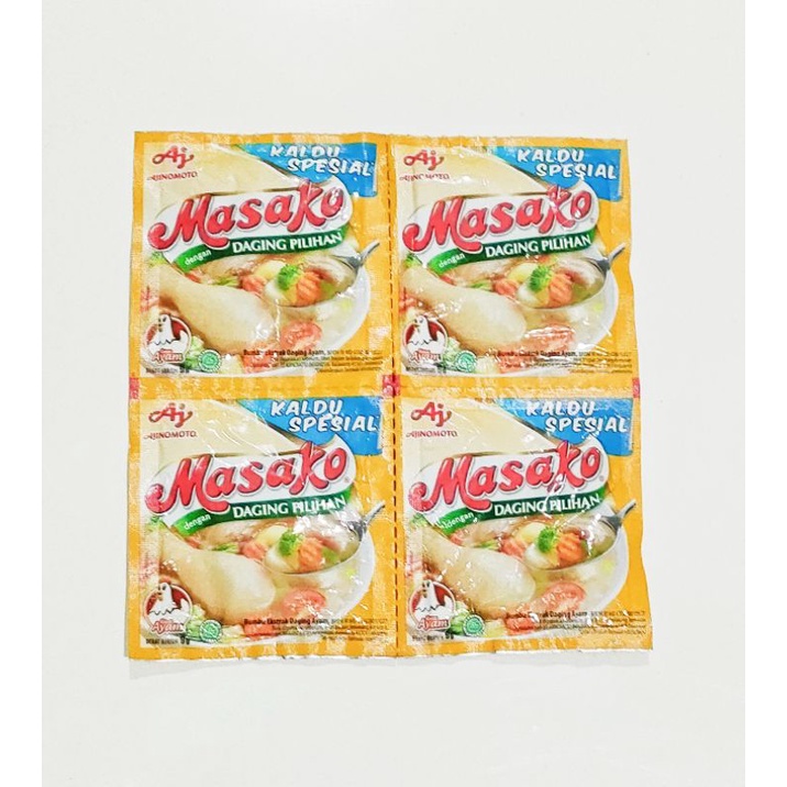 

Masako Bumbu Instan 12 pcs 1 Renceng Kaldu Rasa Ayam Sapi Dandeshop