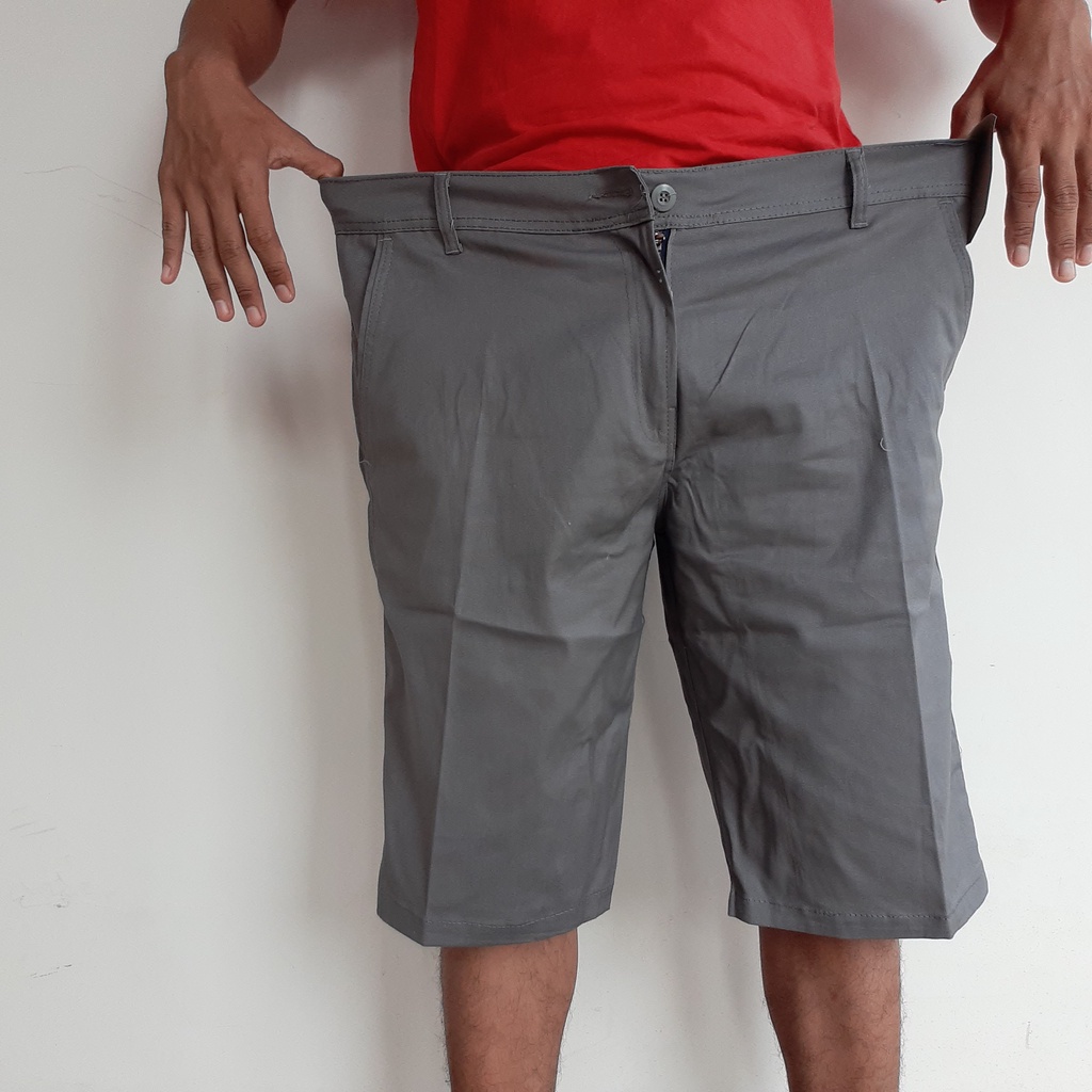 Celana Pendek Chino Distro Jumbo Surfing Pria Bahan Katun Stretch Chinos