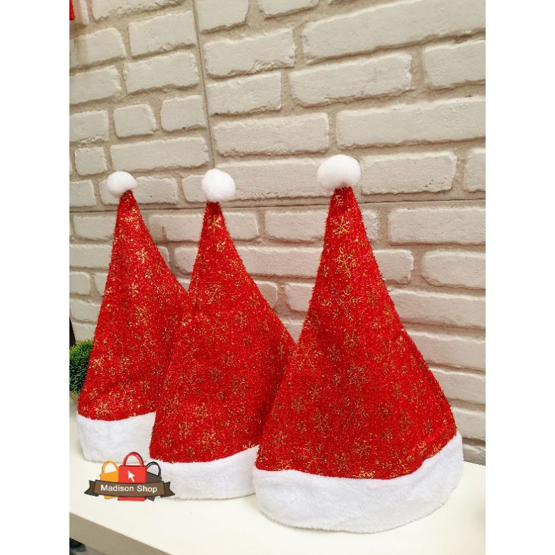 TOPI NATAL MURAH TEBAL PREMIUM AKSESORIES NATAL CHRISTMAS HAT ANAK BAYI