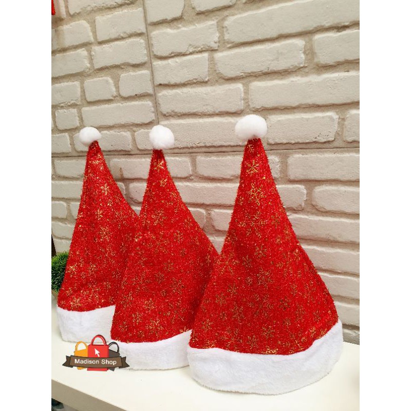 TOPI NATAL MURAH TEBAL PREMIUM AKSESORIES NATAL CHRISTMAS HAT ANAK BAYI