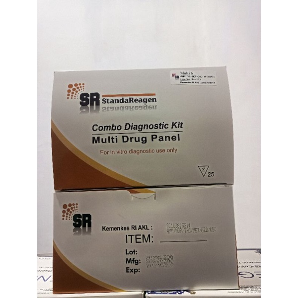 multi drug 6 parameter merk sr isi 25 test