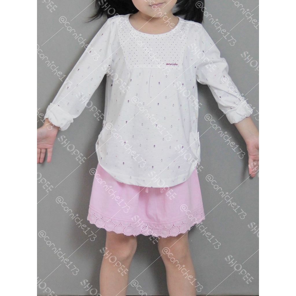 Corniche Kids Sarina Tee Kids Off White - TK K23086