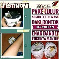 SCRUB CREAM COFFEE / SABUN COFFE SR12/ LULUR BADAN