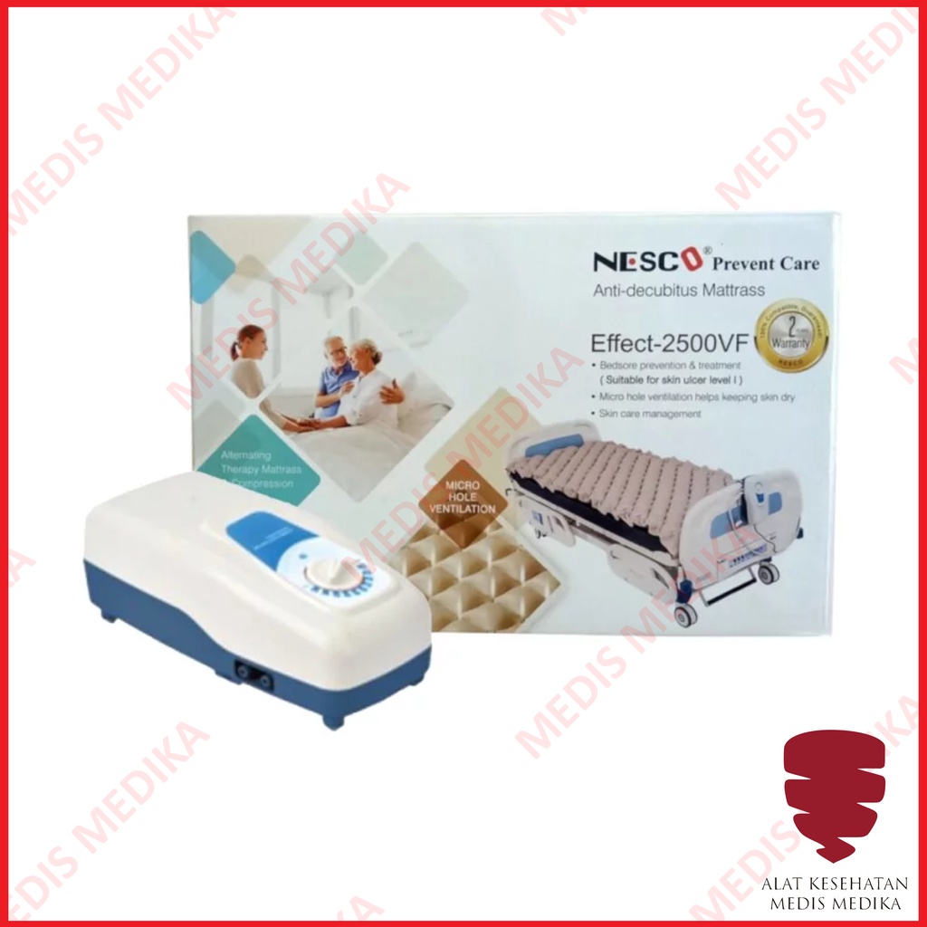 Matras Anti Decubitus 2500VF Nesco Matrass Luka Dekubitus Kasur Angin With pump 2500 VF