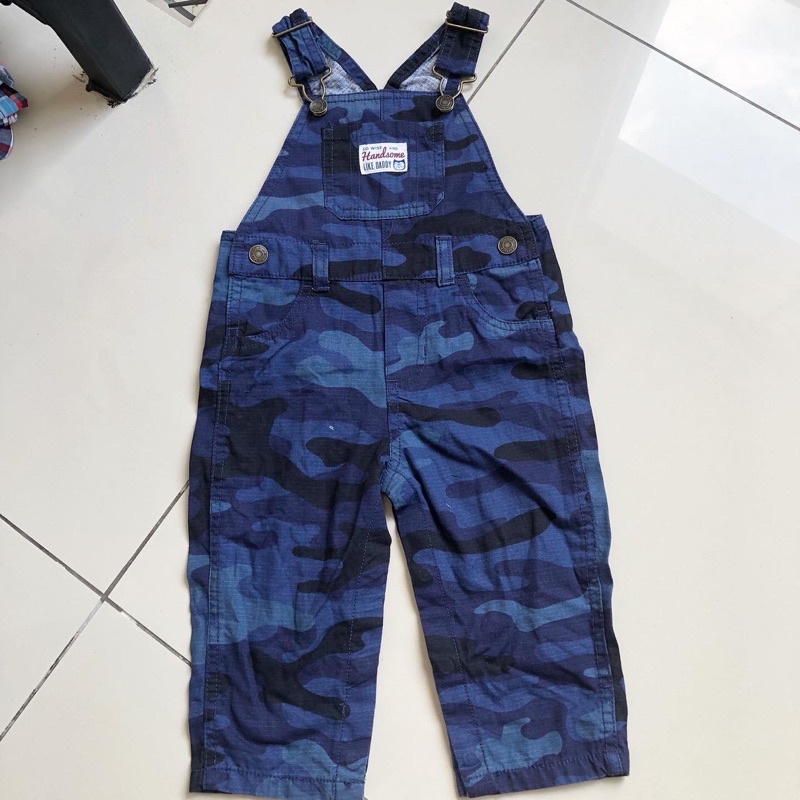 Overall panjang anak/bayi cowok laki-laki branded Carters (baju kodok)-3